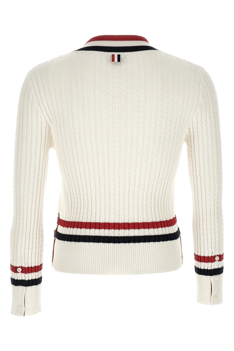Thom Browne RWB intarsia sweater outlook