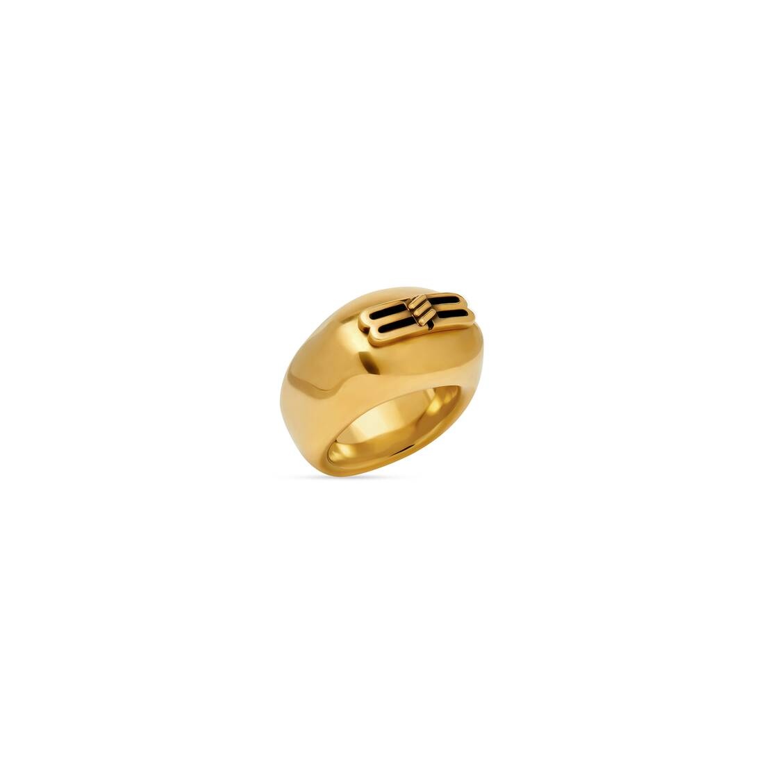 Women's Bb Icon Ring in Gold - 1