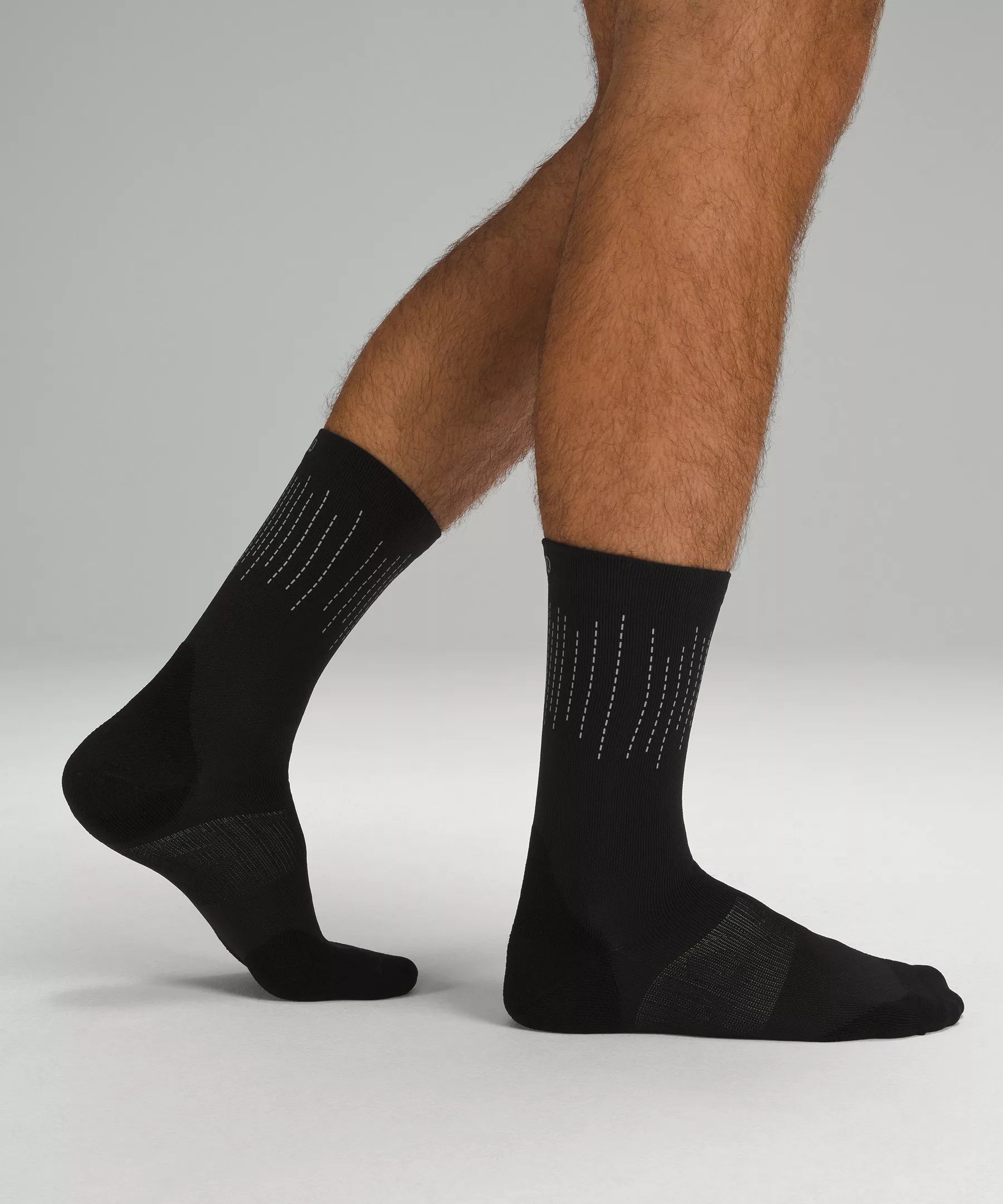 Men's Power Stride Crew Socks *Reflective - 1