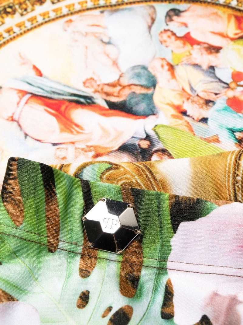 Baroque Flowers leggings 7