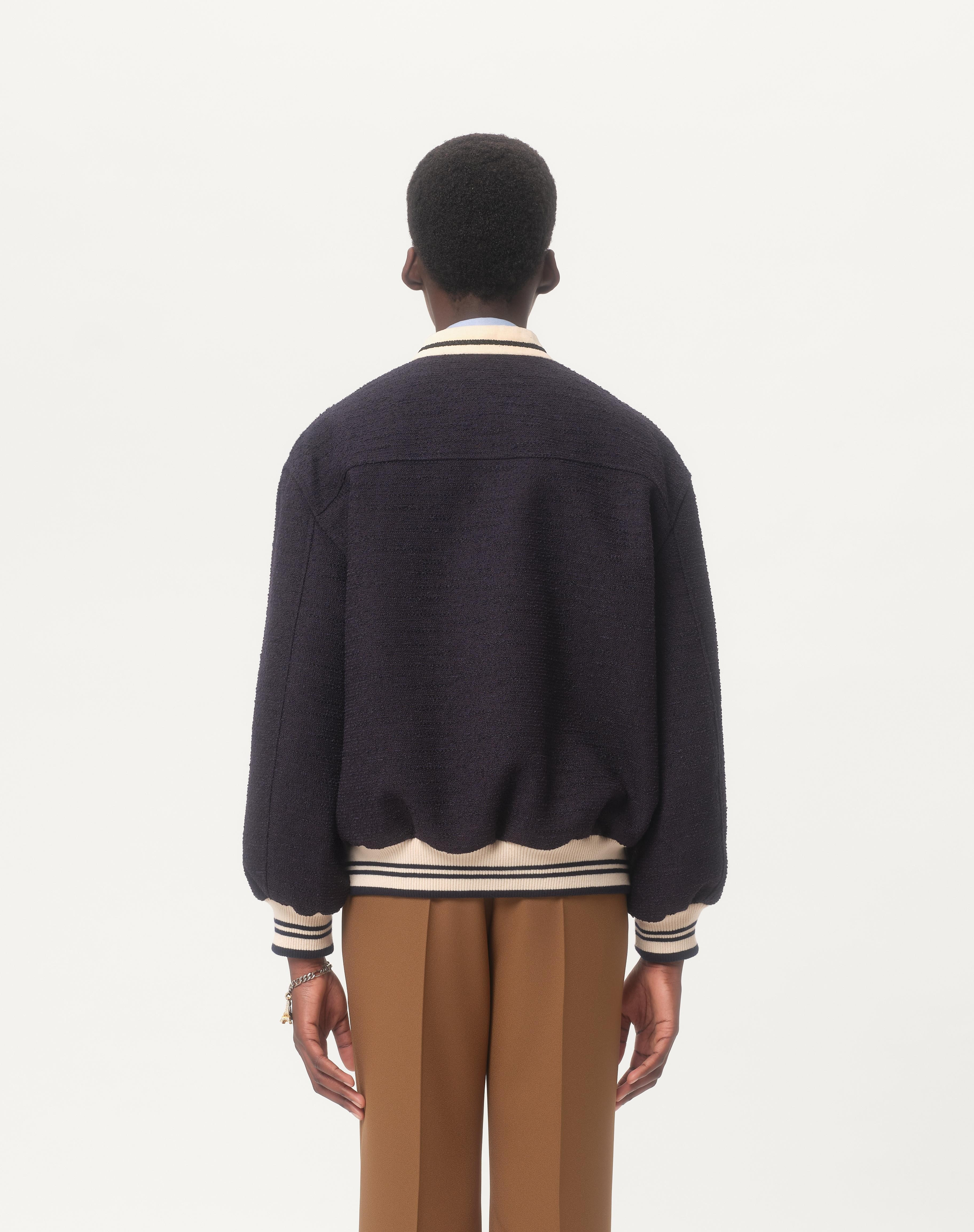 COTTON TWEED BOMBER - 7