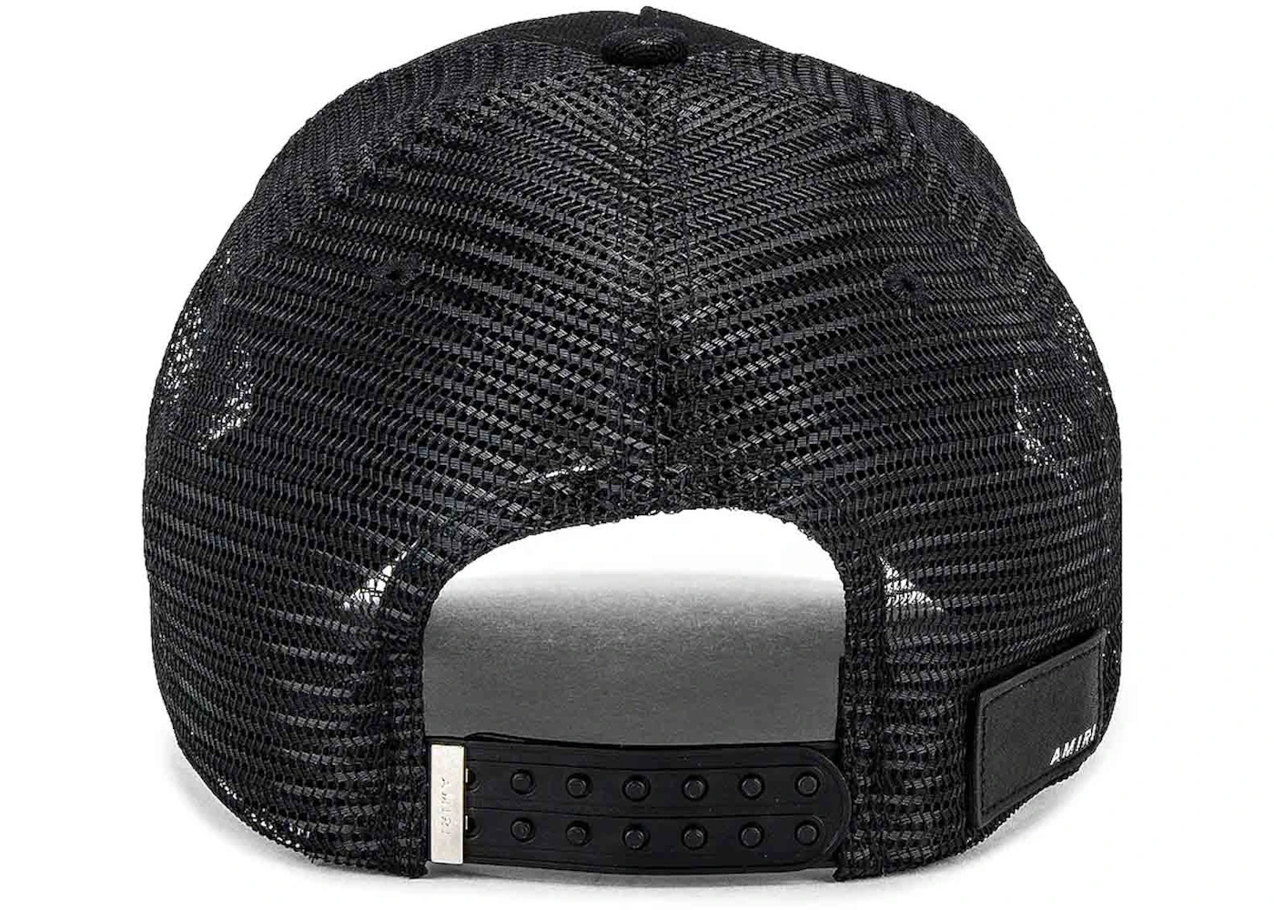 AMIRI Logo Core Trucker Hat Black/Red - 2