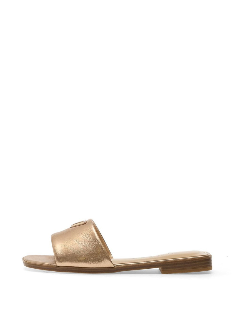 Ramlan logo-plaque leather sandals 6