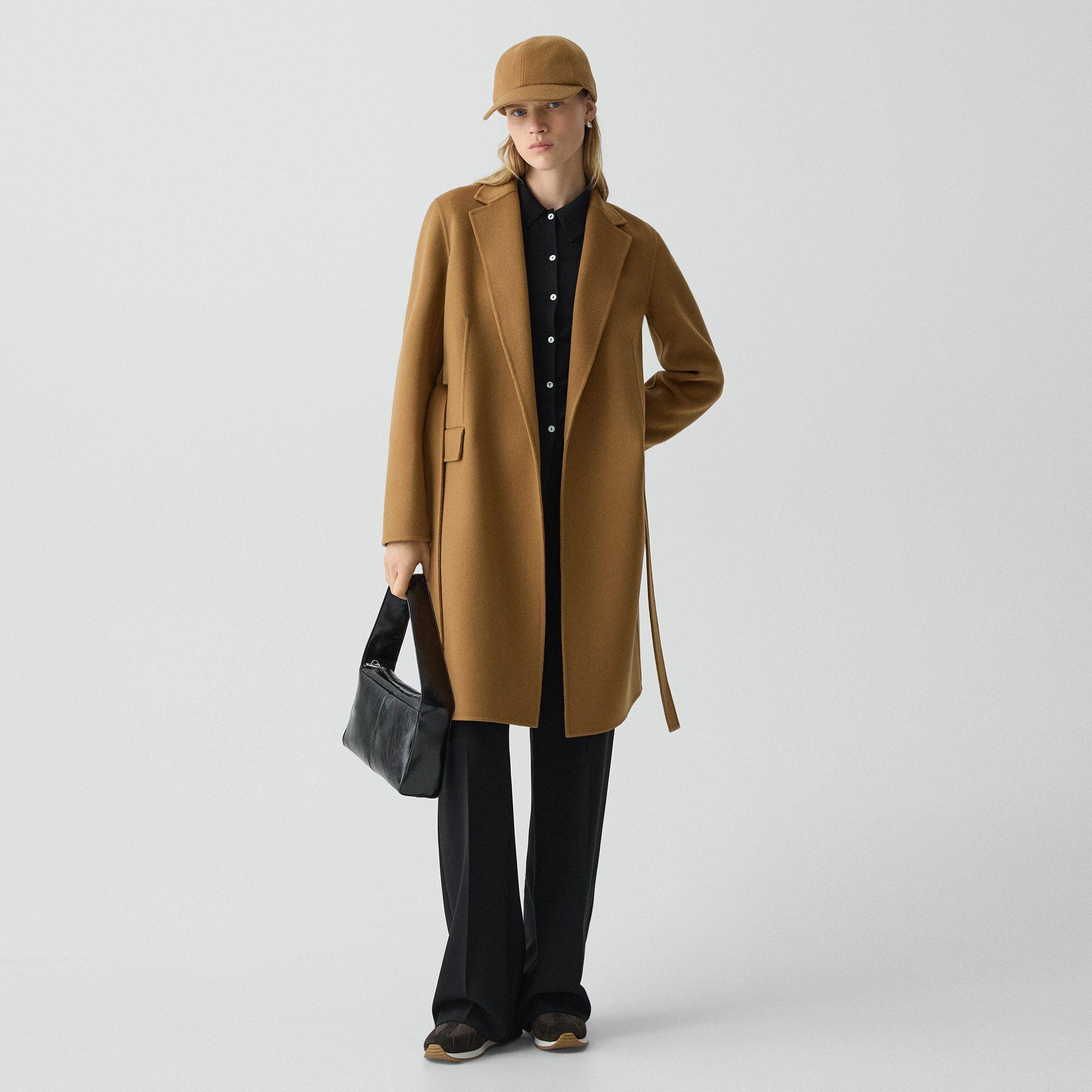 Belted Coat in Double-Face Wool-Cashmere - 2