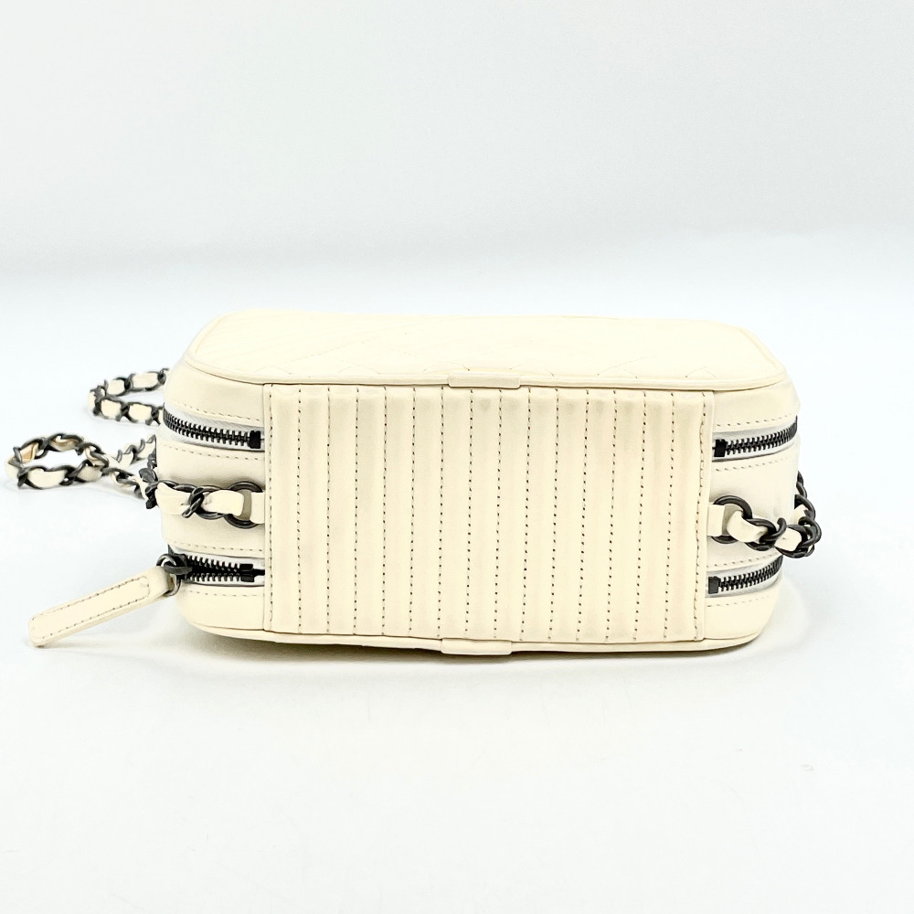 Chanel No. 20 Ivory Coco Boy Camera Chain Crossbody Bag - 6