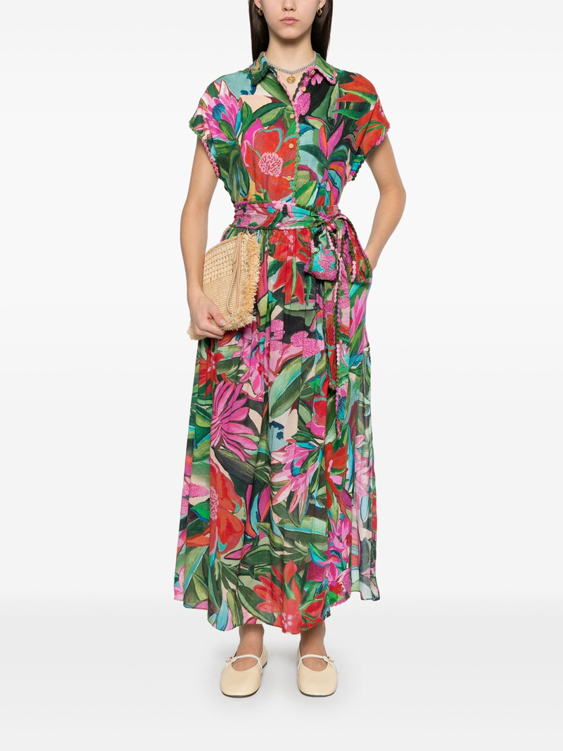 FARM RIO Farm Rio Floral-print Midi Skirt outlook