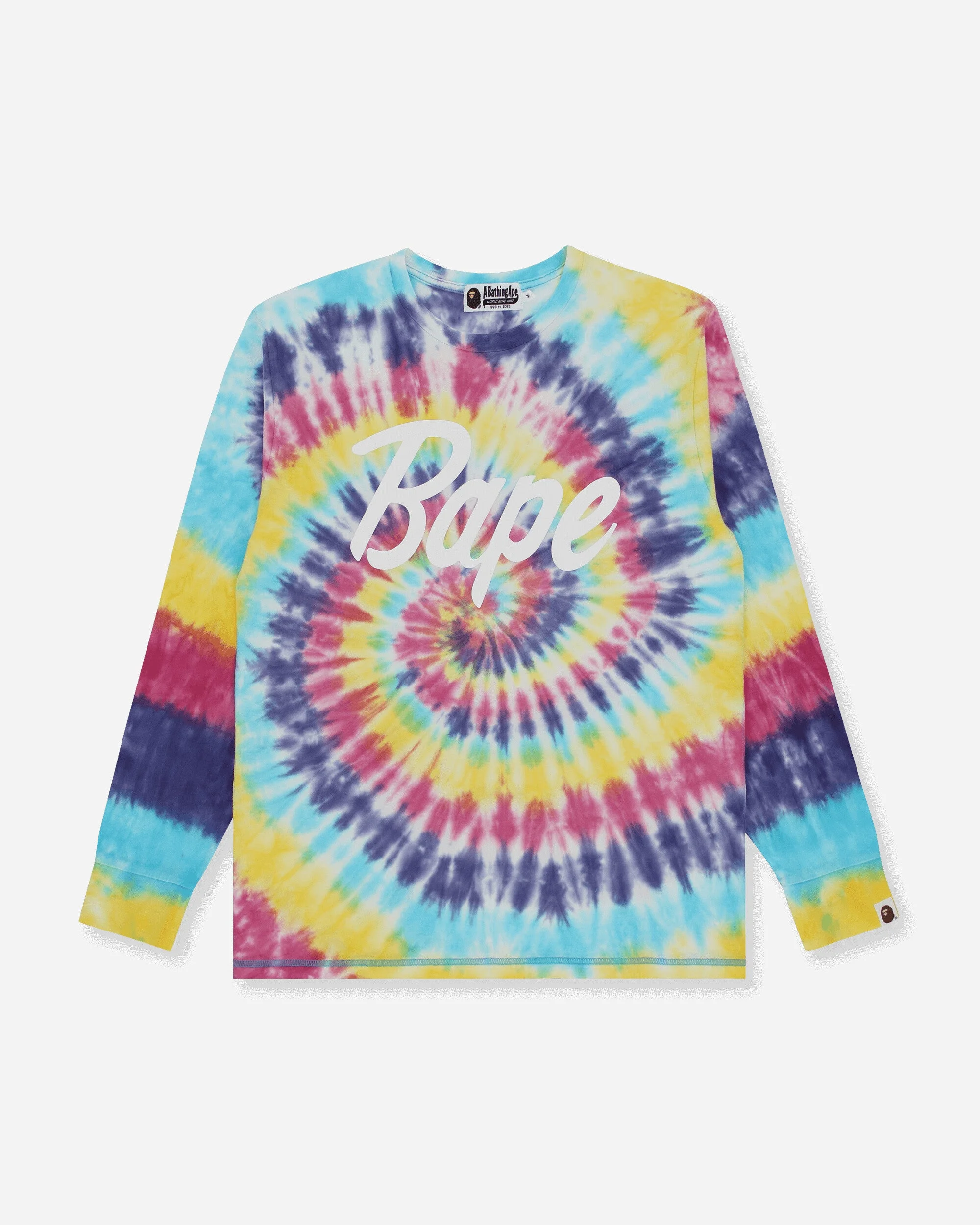 Men's Bape Tie Dye T-Shirt Multicolor - 1