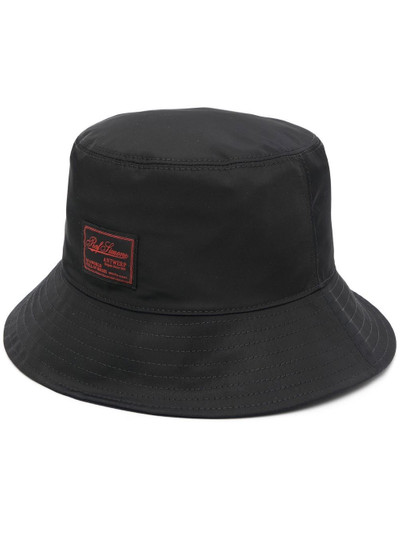 Raf Simons logo-patch bucket hat outlook