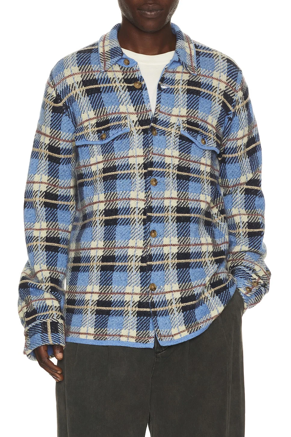 Plaid Work Shirt - 1