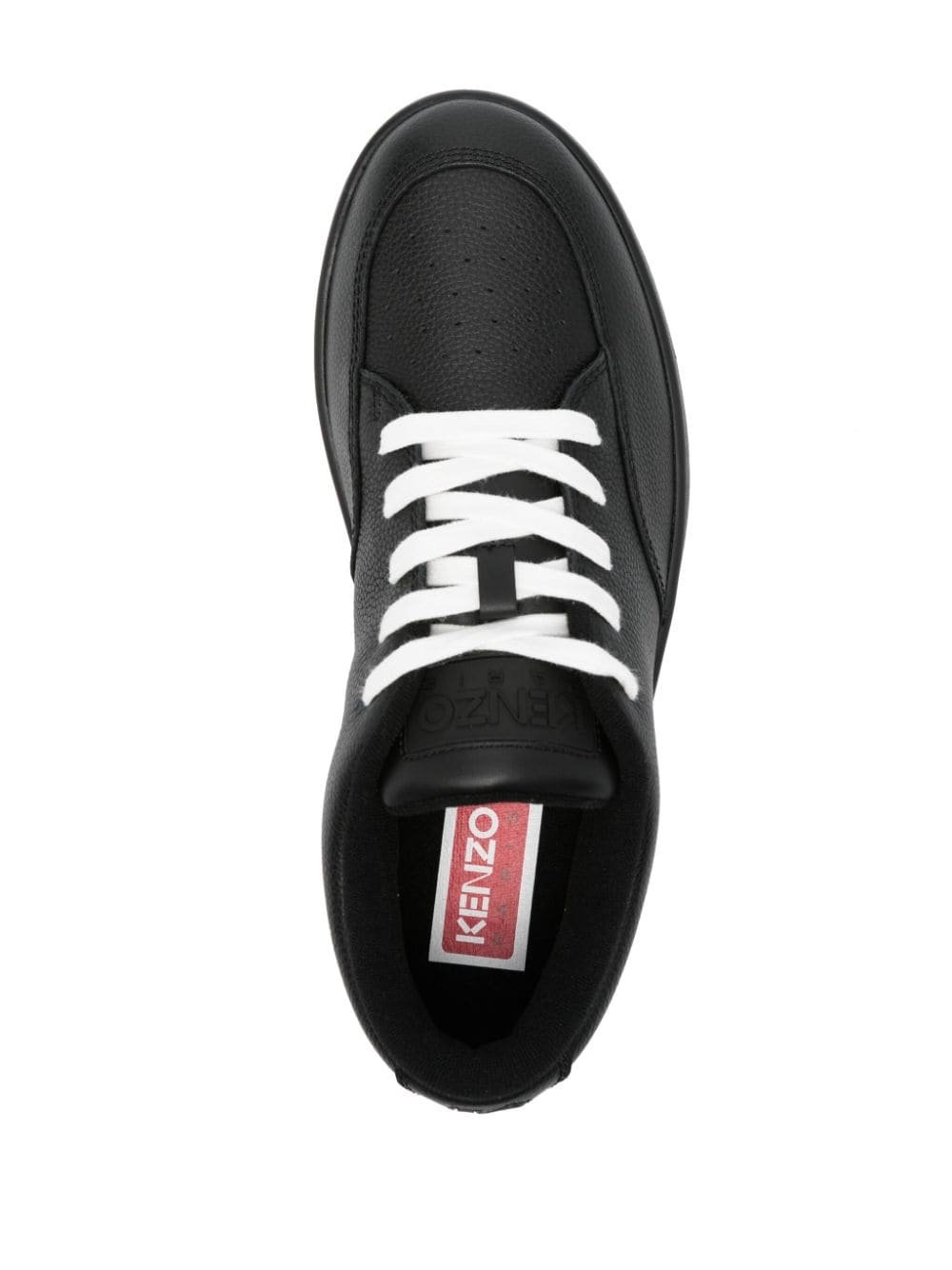 Kenzo-Dome grained leather sneakers - 4
