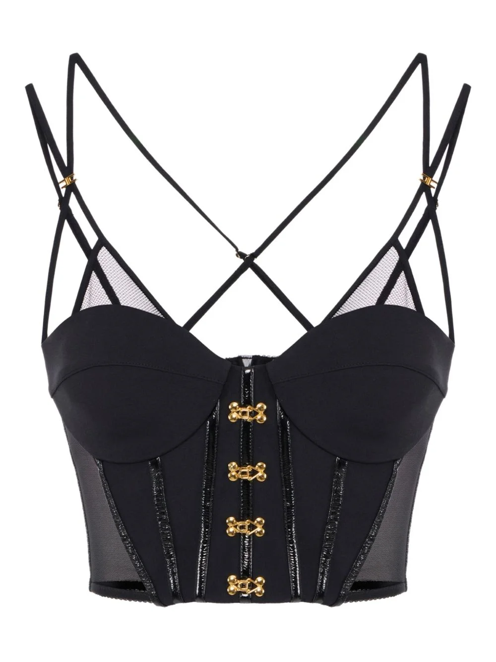 corset-detail tank top - 1