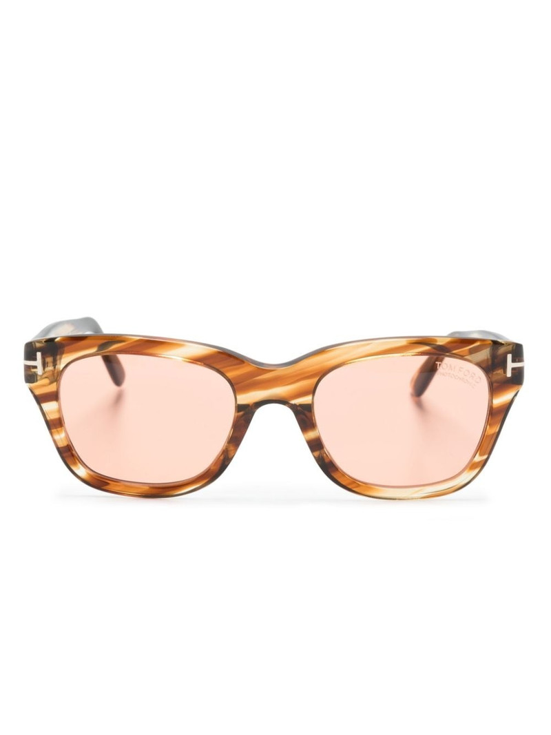 tortoiseshell square-frame sunglasses 1