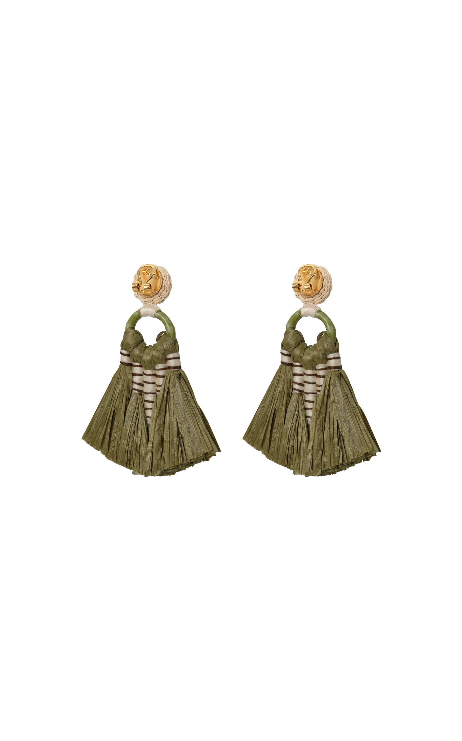 Eternal Existence Palm Drop Earrings green - 3