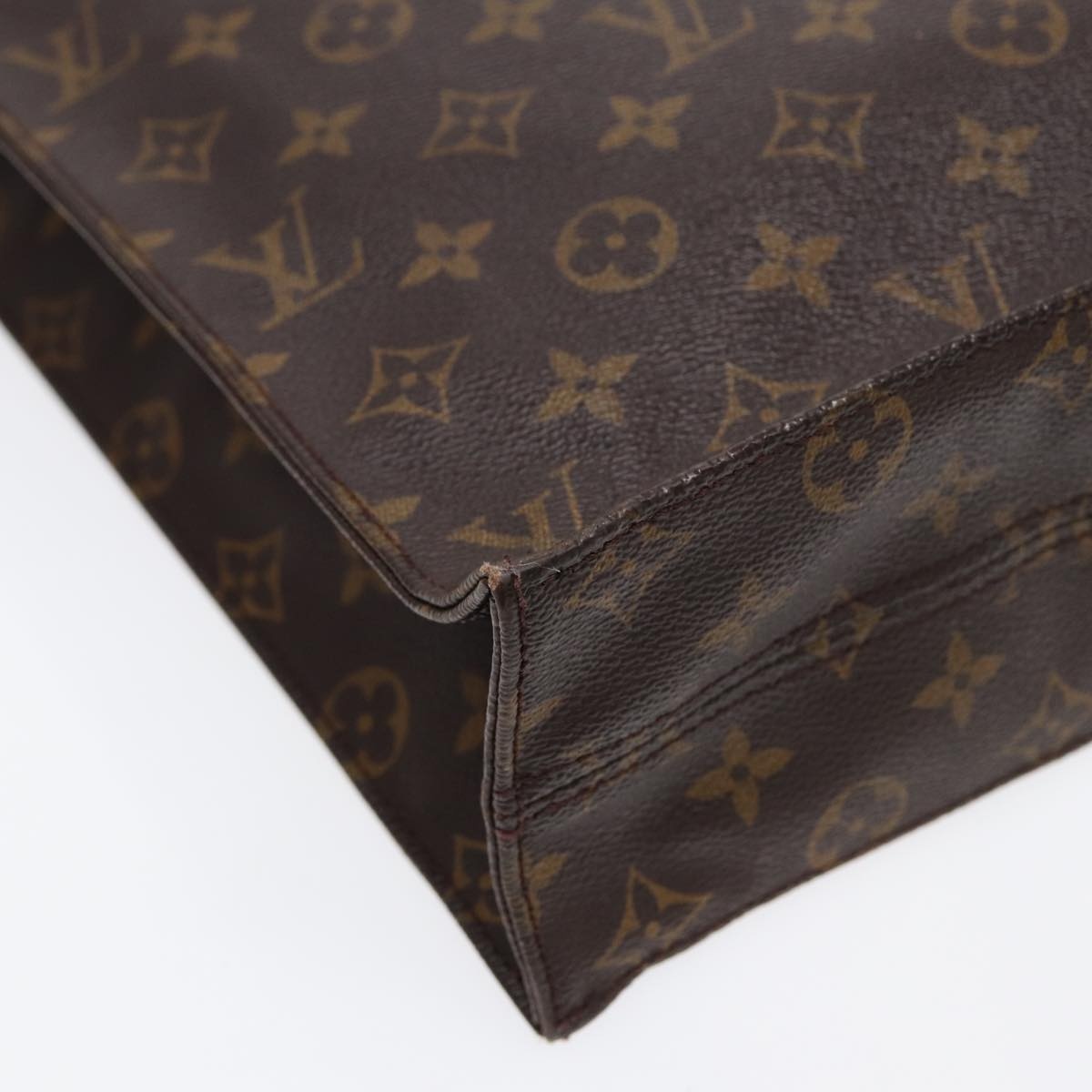 LOUIS VUITTON Monogram Sac Plat Hand Bag M51140 - 14