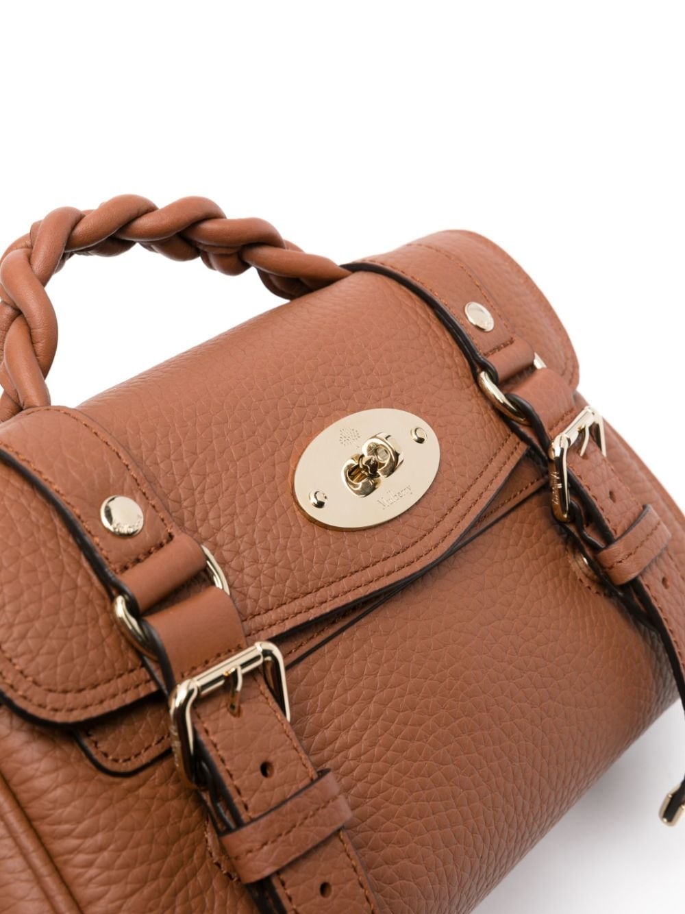 mini Alexa leather tote bag - 4