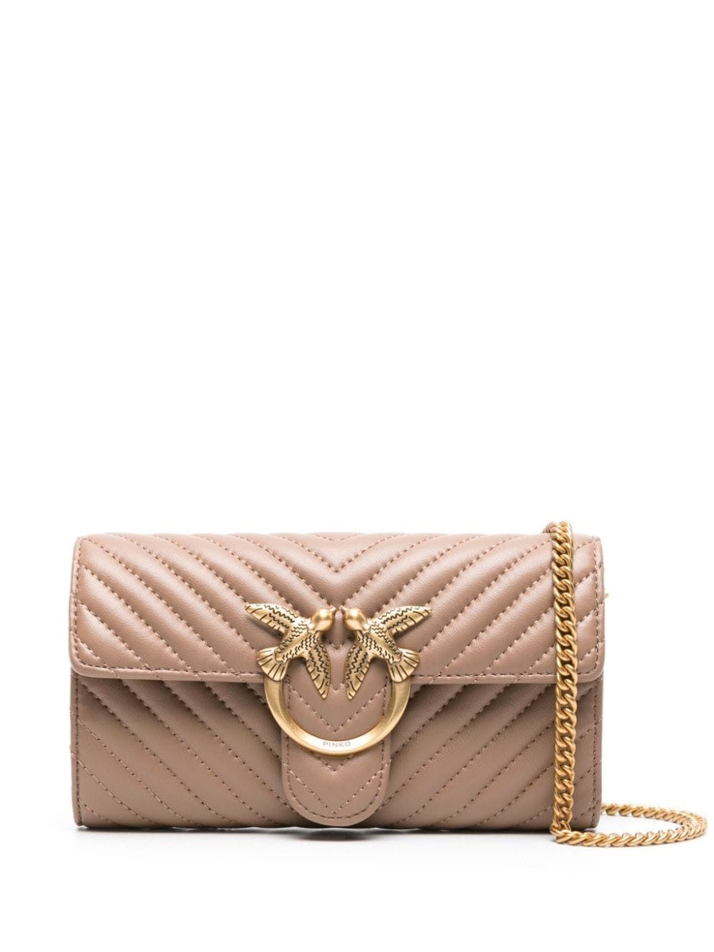 Love One quilted crossbody bag - 1