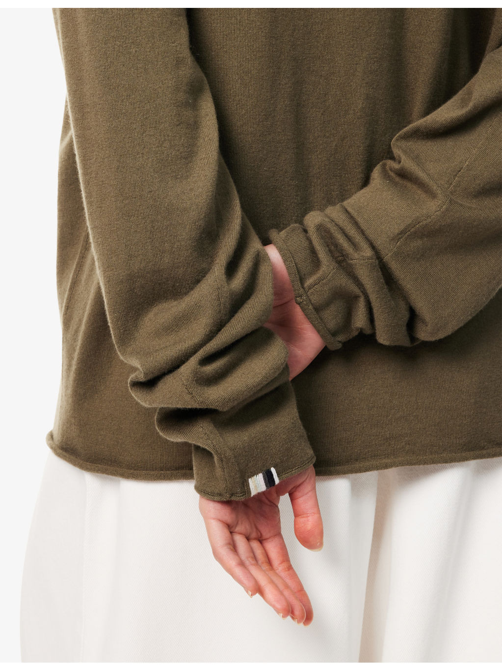 Aries Round-Neck Cotton and Cashmere-Blend Knitted Jumper - 5