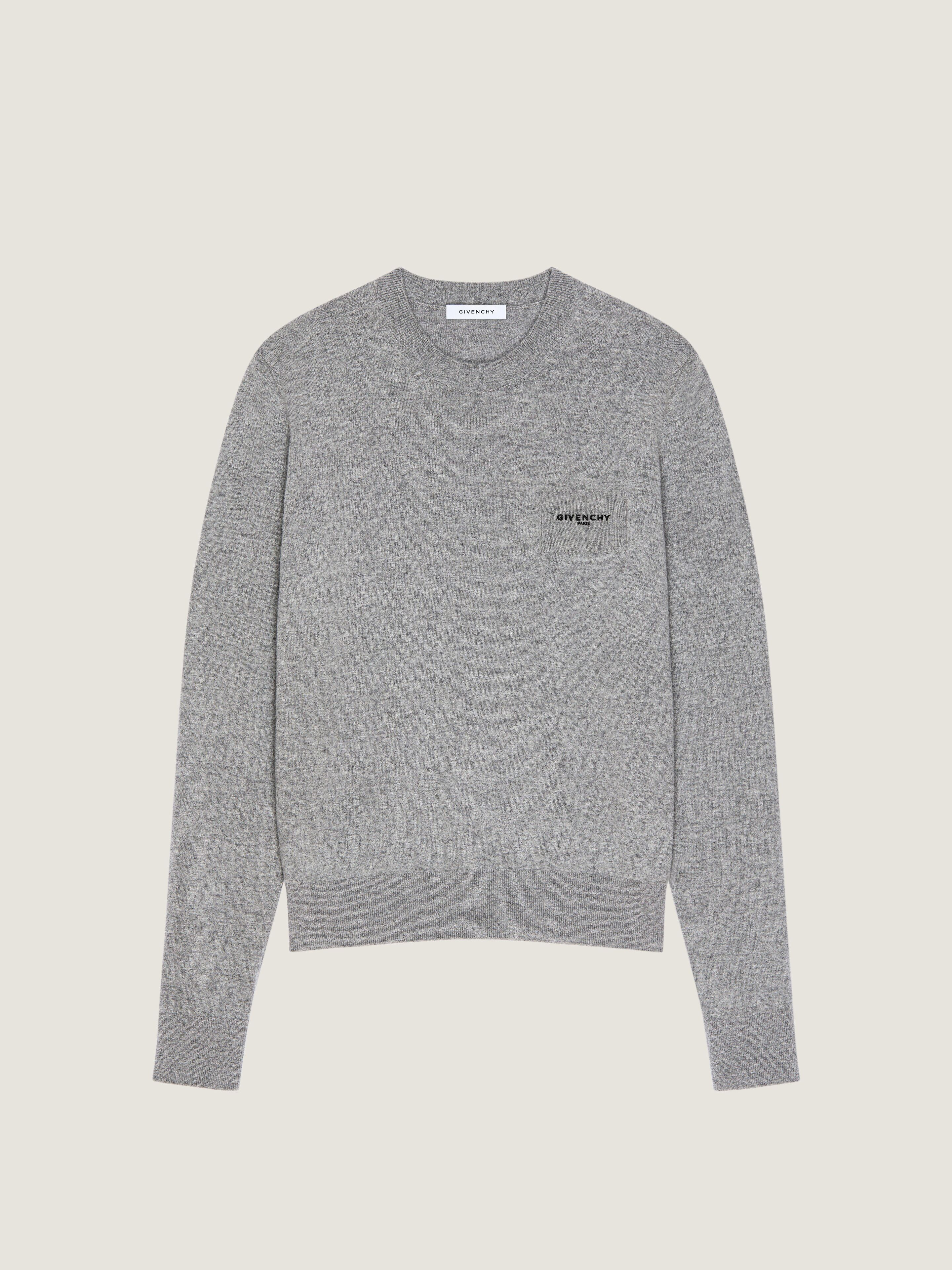 SWEATER IN WOOL AND CASHMERE EMBROIDERED GIVENCHY PARIS - 1