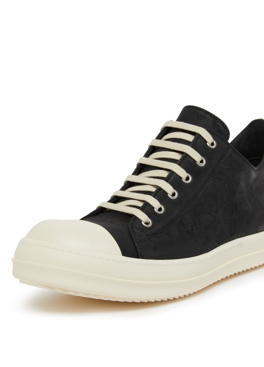 Leather low sneakers - 5
