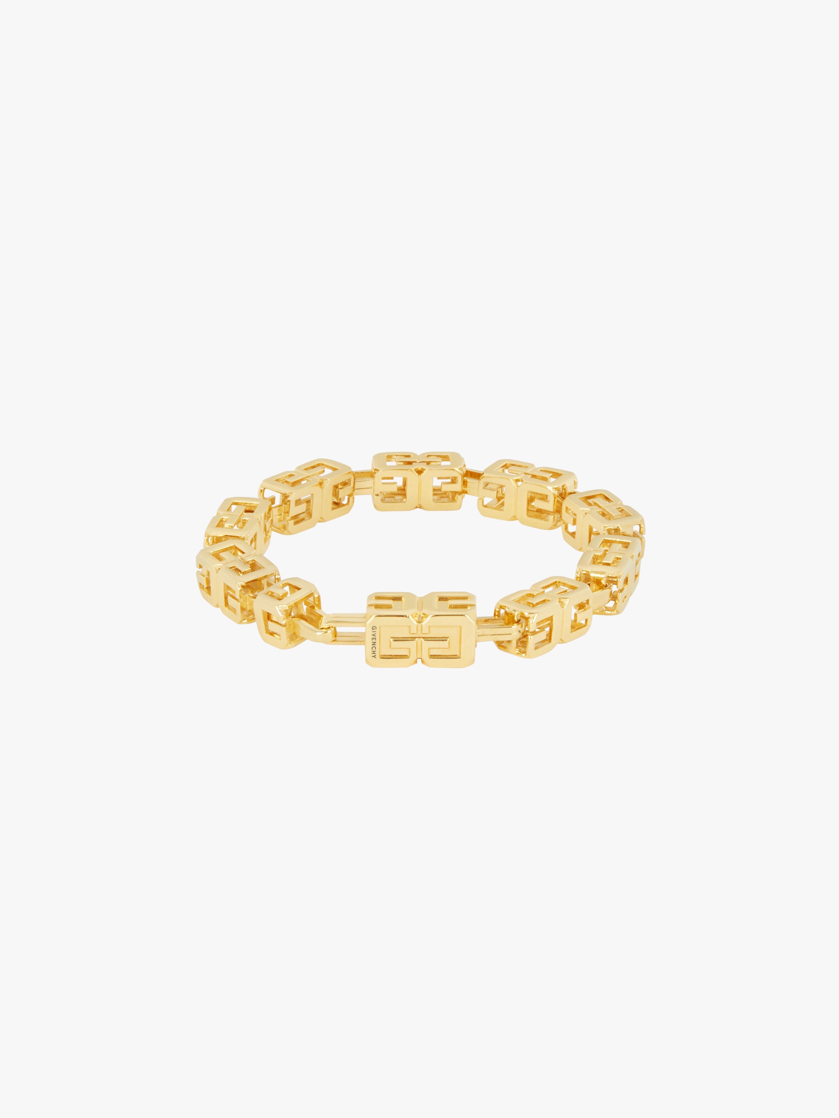 G CUBE BRACELET IN METAL - 2
