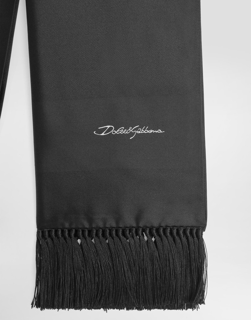 Dolce & Gabbana Jacquard satin scarf outlook