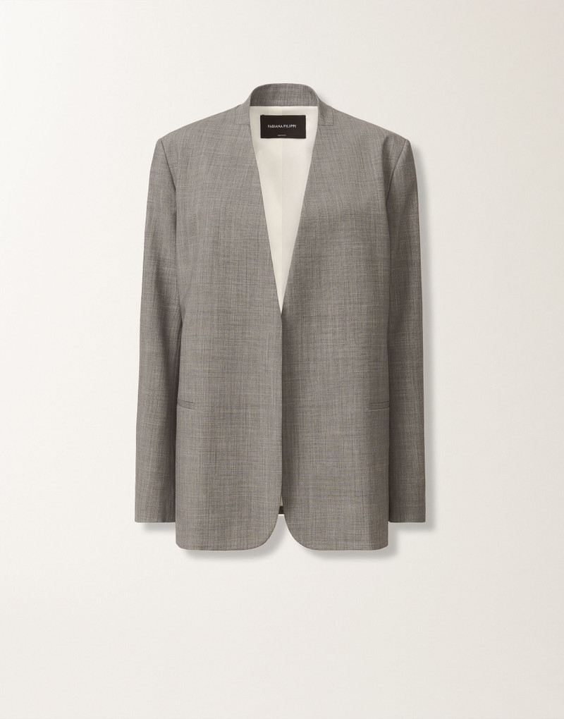 Cool wool long jacket 1