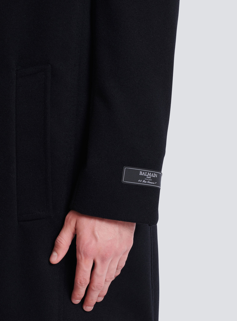 Oversized wool and cashmere coat 6