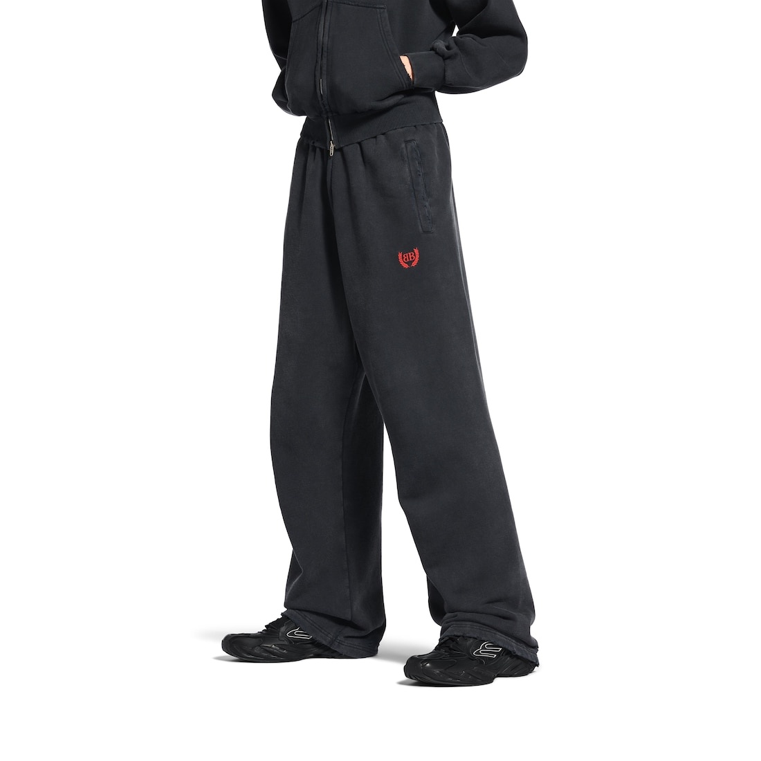 Men's Laurel Classic Baggy Sweatpants in Faded Black - 5