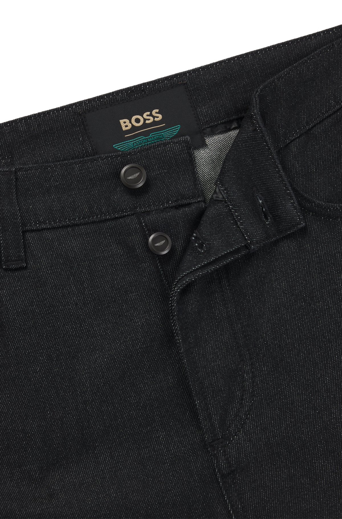 BOSS X ASTON MARTIN REGULAR-FIT JEANS IN THERMOREGULATING DENIM - 6