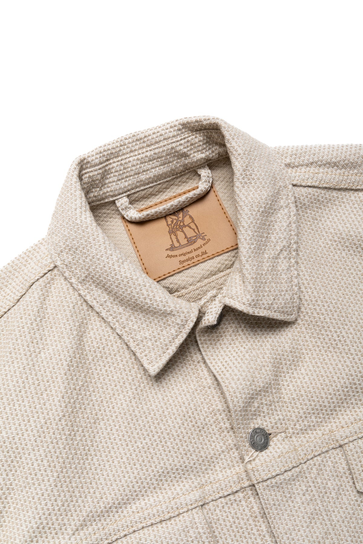 Sashiko Type 3 Jacket - Ivory x Beige - 6