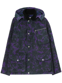Burberry rose-print cotton field jacket | REVERSIBLE