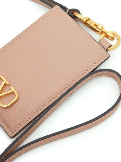 Valentino Vlogo card case with strap outlook