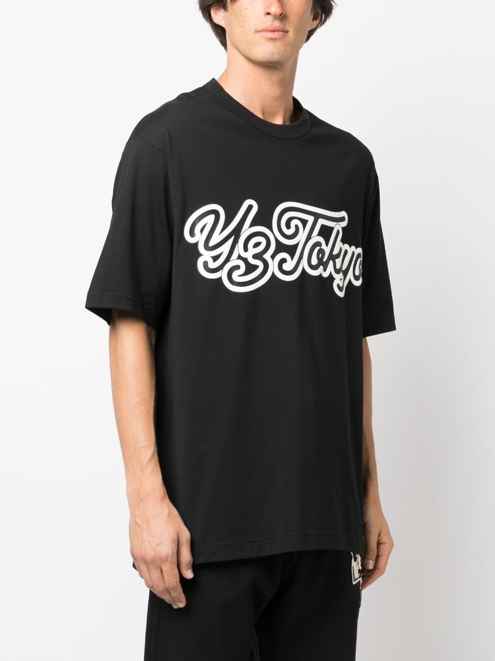 GFX S/S logo-flocked T-shirt - 3