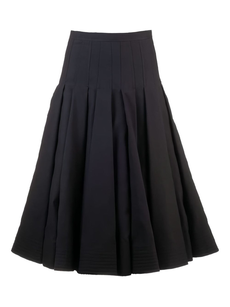Valentino pleated panelled skirt outlook