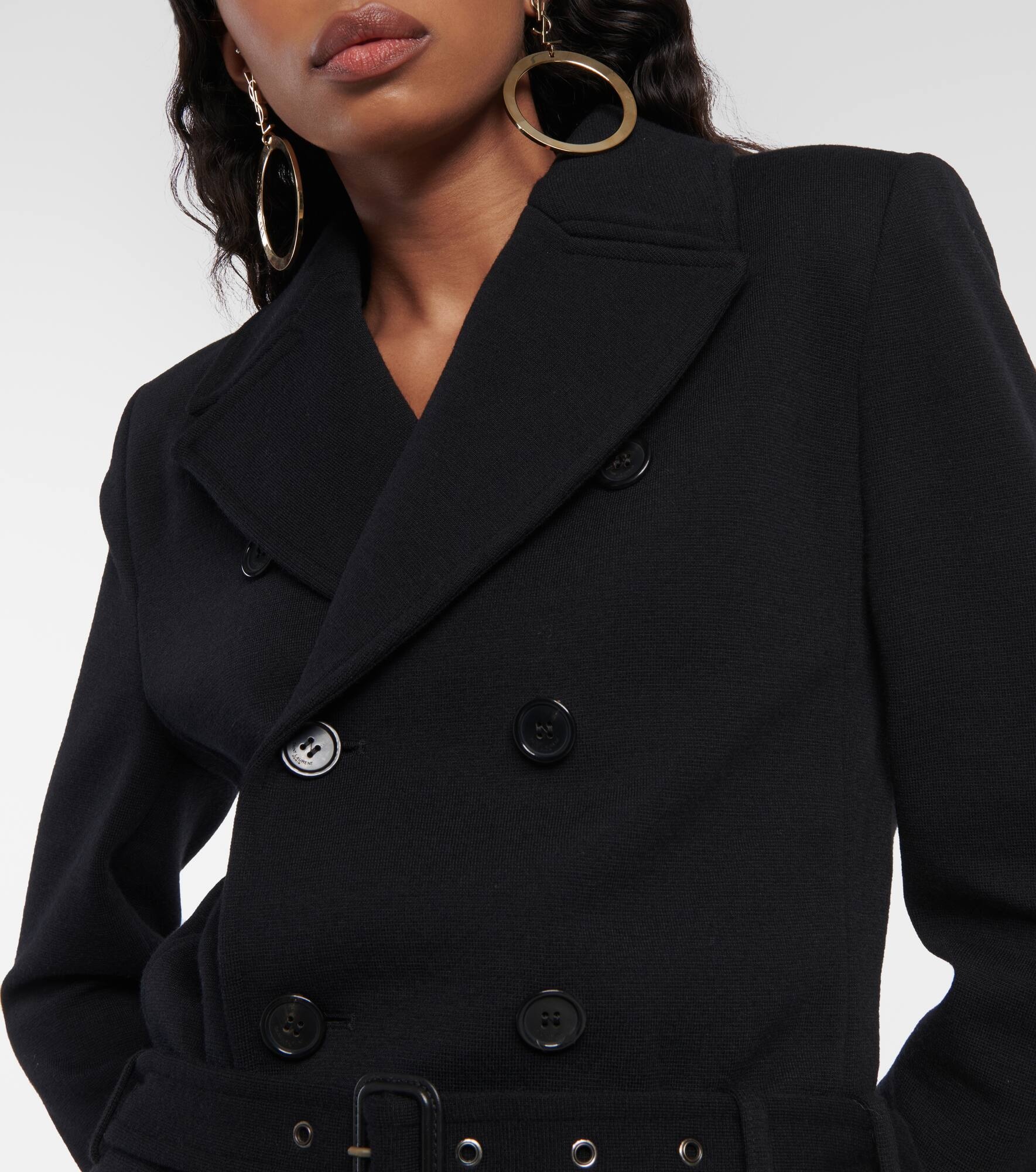 SAINT LAURENT Saharienne wool-blend jacket mytheresa REVERSIBLE