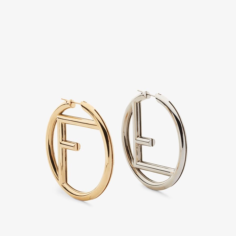 Gold and palladium earrings - 1