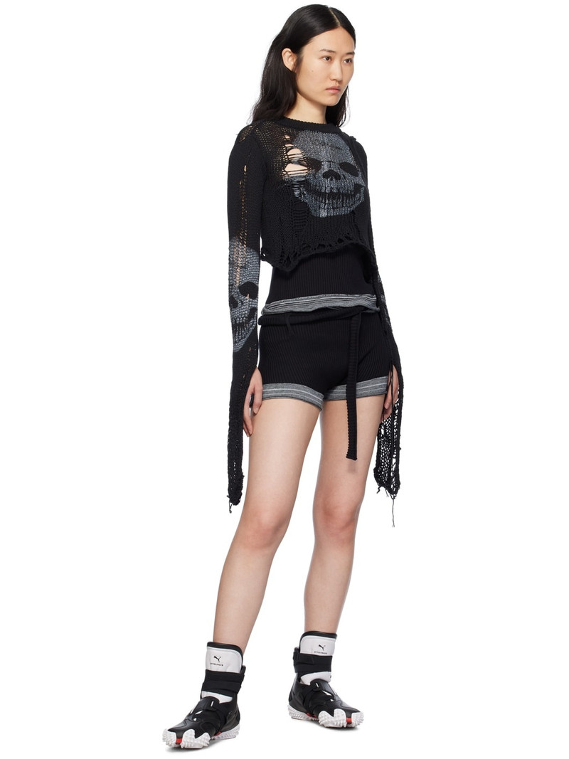 OTTOLINGER Black Distressed Sweater outlook