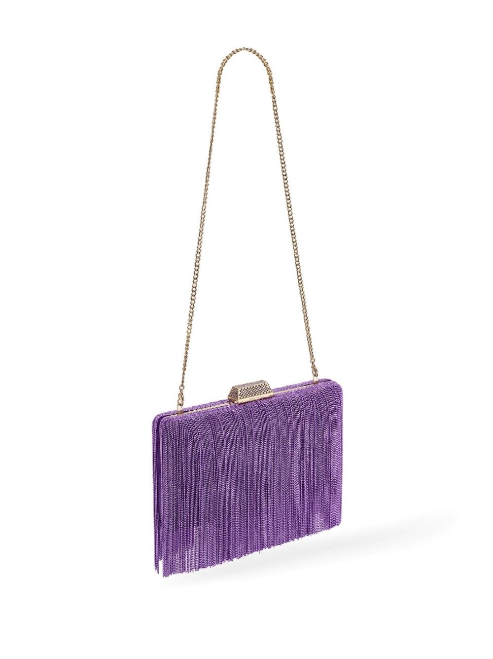 Clemmie fringed clutch bag - 6