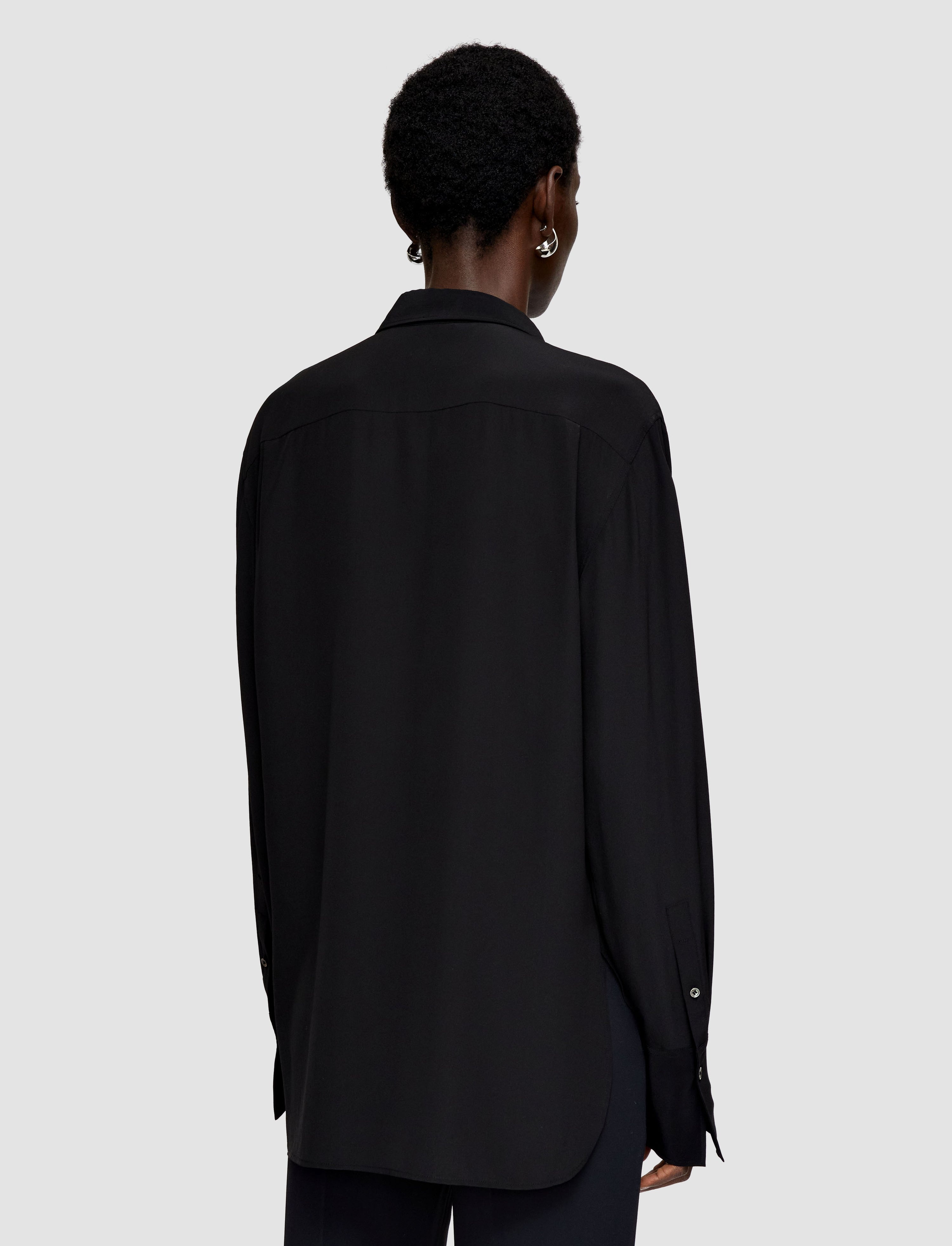 Silk Crepe de Chine Joe Blouse - 4