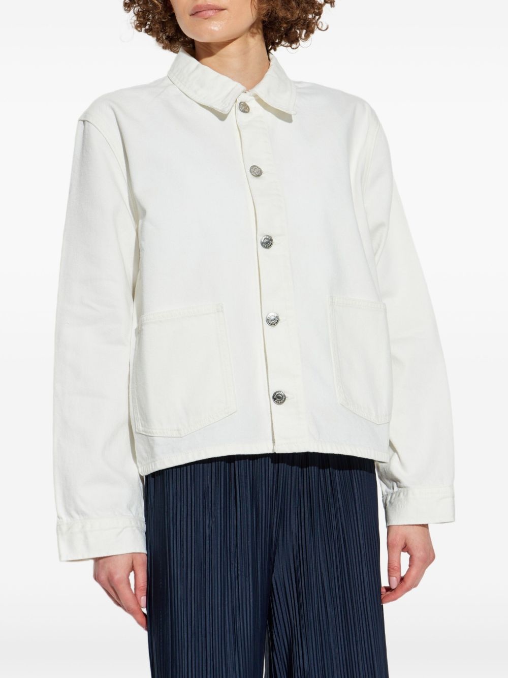 button-up utility jacket - 3