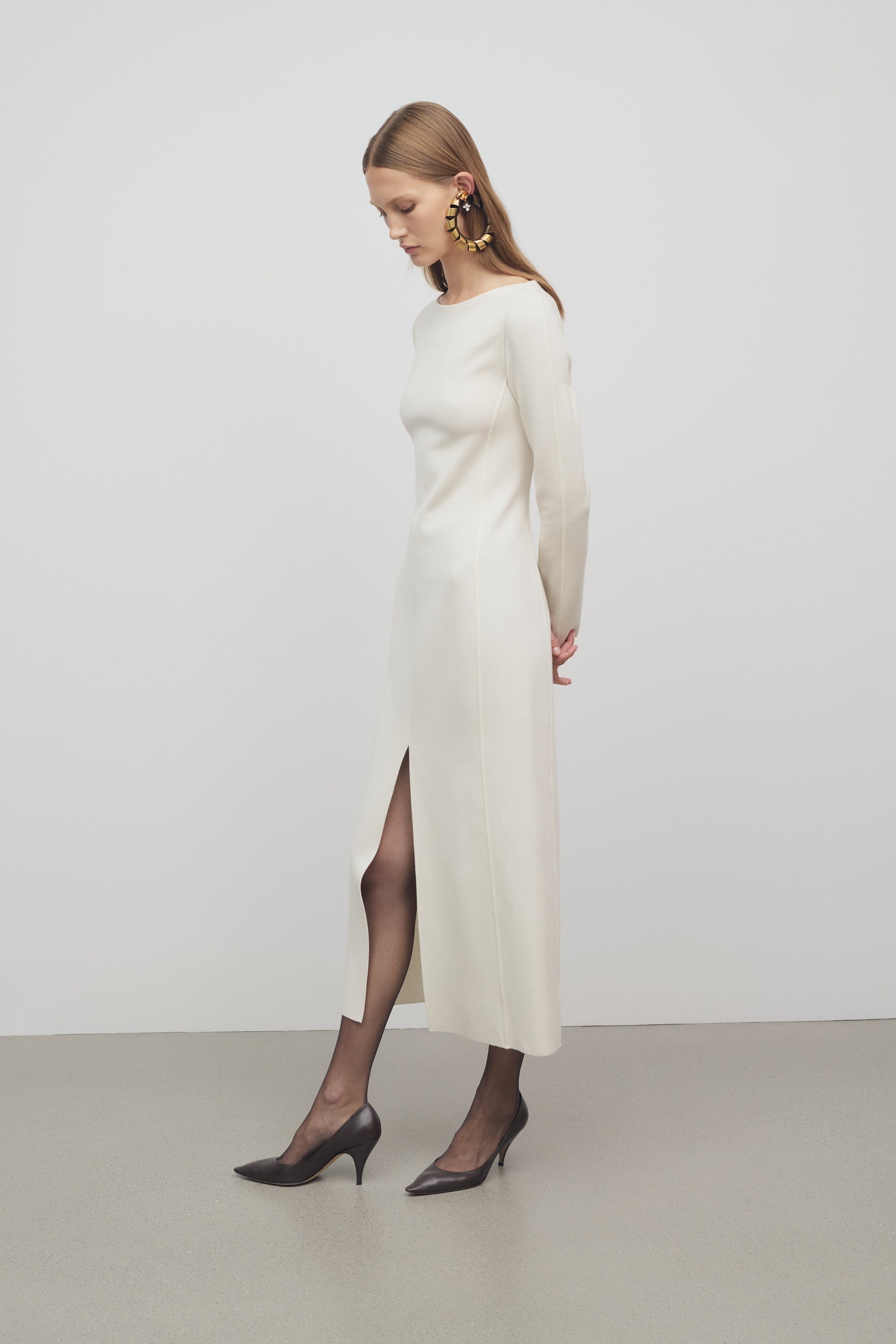 Iragi Dress in Wool and Cashmere - 4