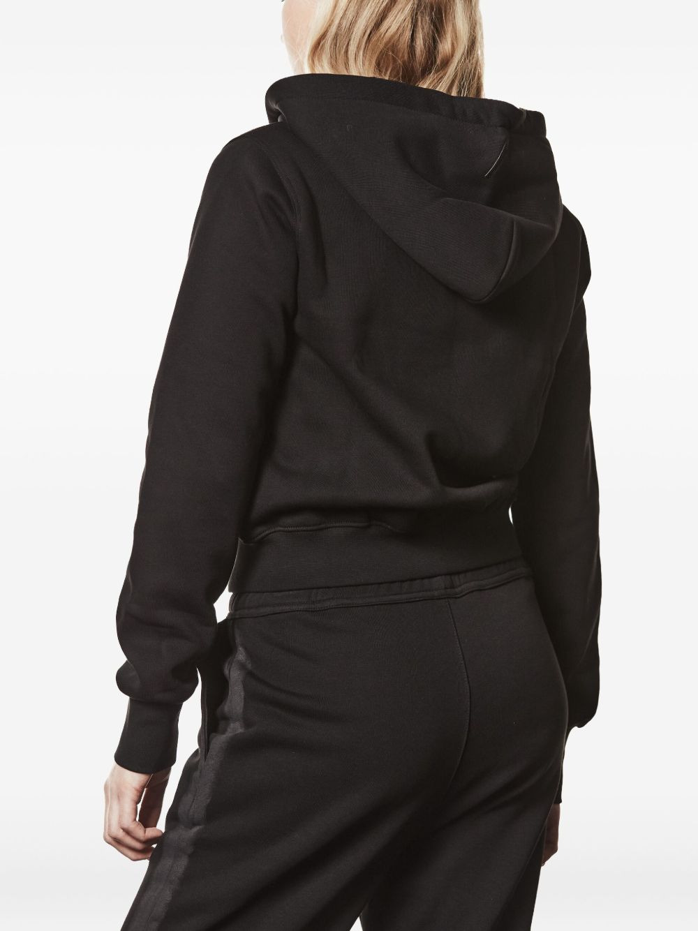 hooded zip-up jacket - 3