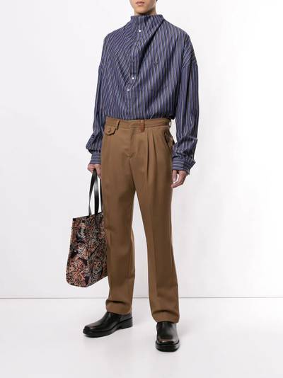 Y/Project draped striped shirt outlook