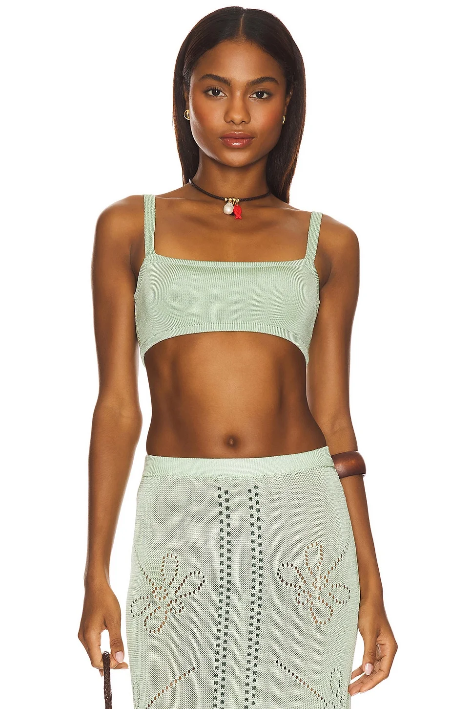 Knit Bandeau Top - 1