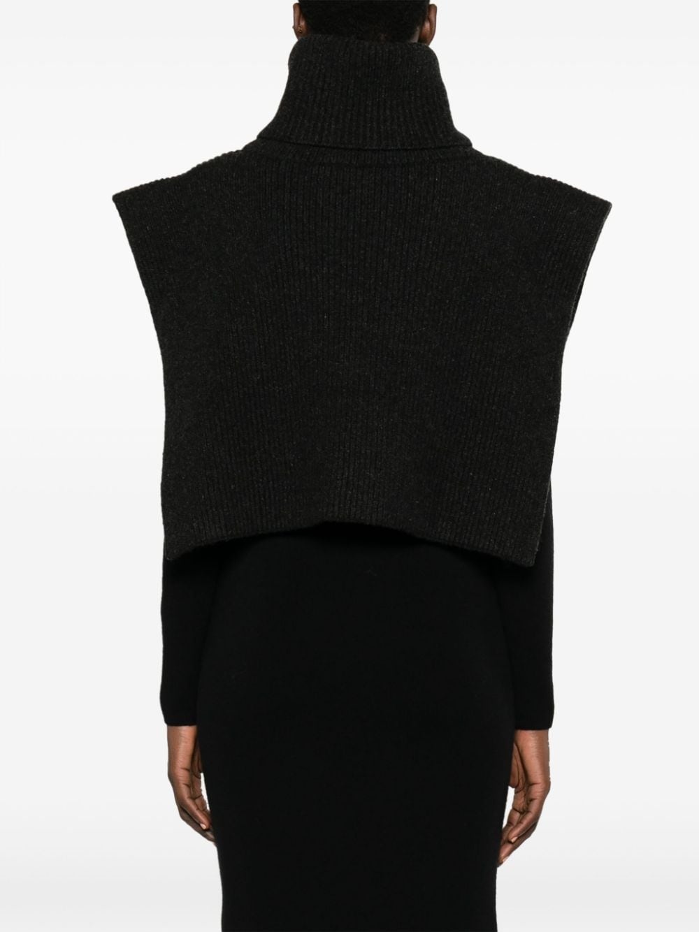 Emmit roll-neck cashmere collar - 4