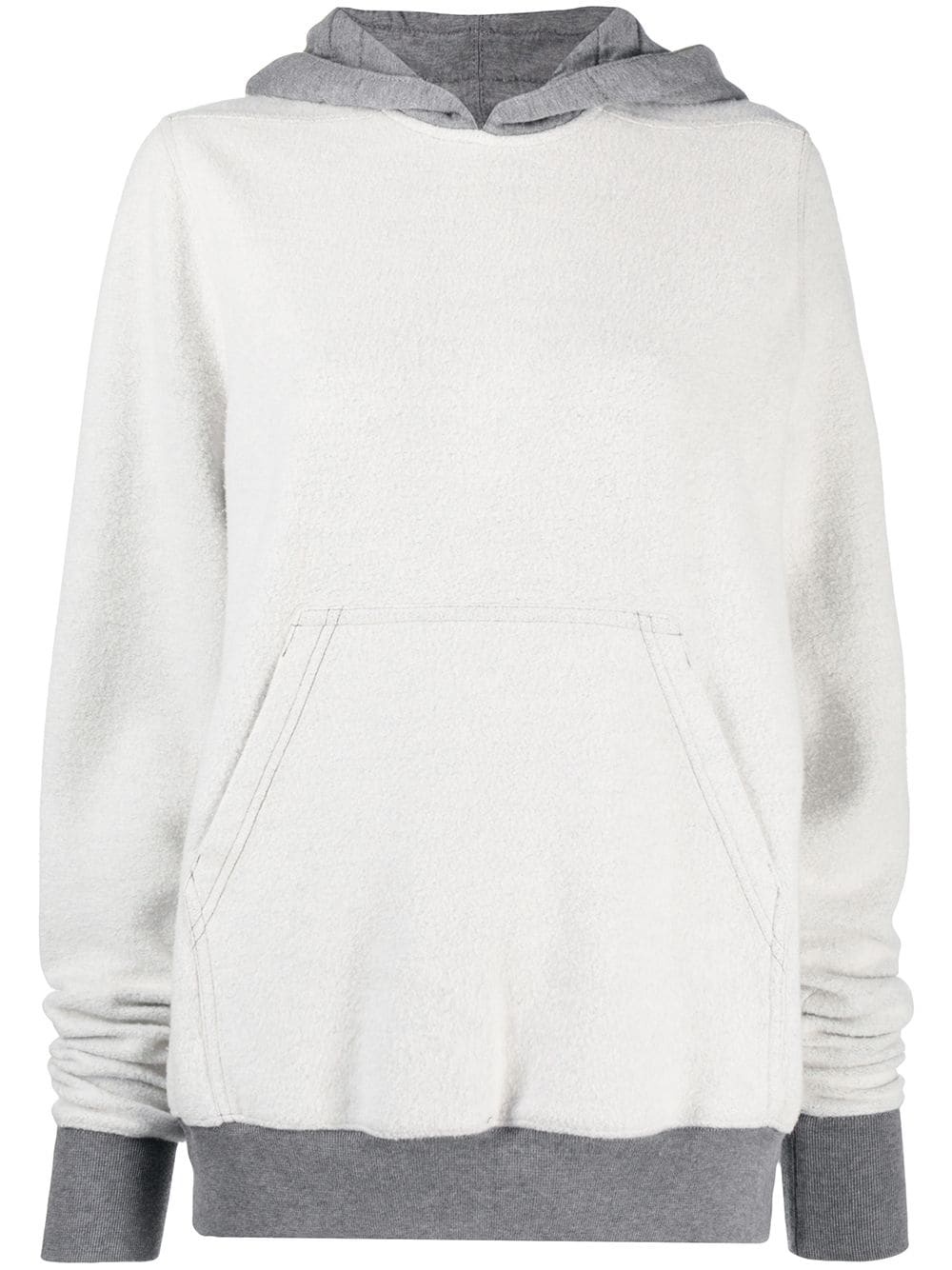 loose layered jumper with backwards drawstring - 1