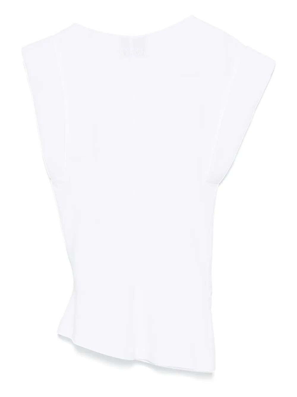 Maisan Draped Cotton T-Shirt - 2