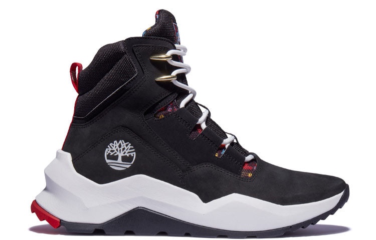(WMNS) Timberland Madbury Side Zip Sneaker Boots 'Black Nubuck' A2PUW001 - 2
