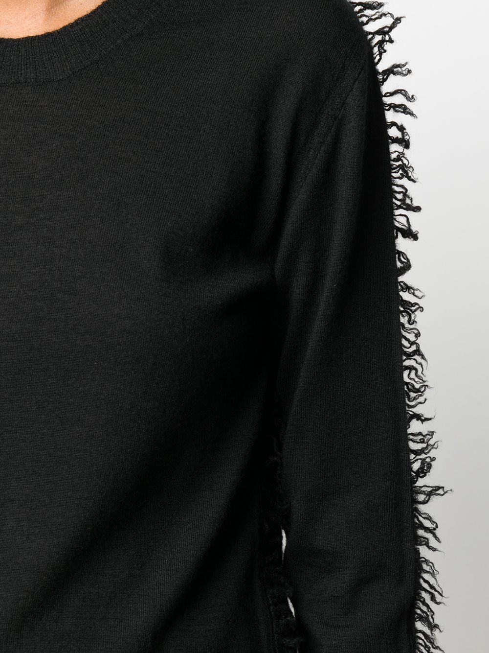 fringed cashmere jumper - 5