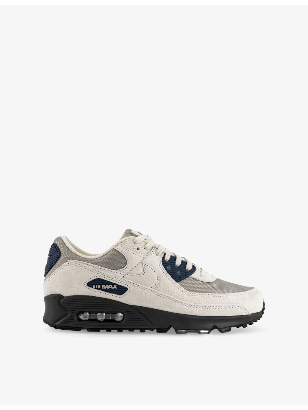Air Max 90 Leather and Mesh Low-Top Trainers - 1